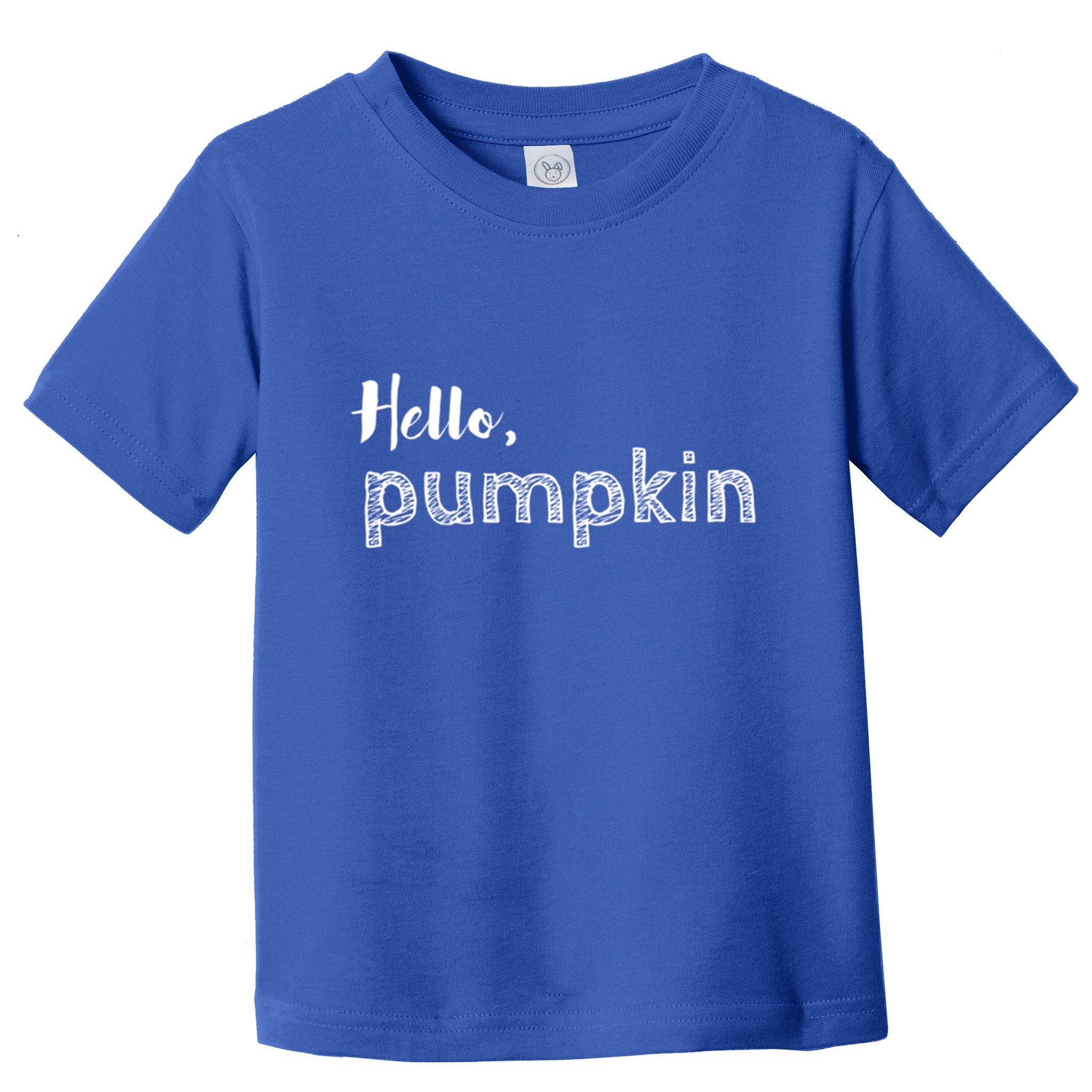 Hello Pumpkin Fall Inspired Autumn Gift Toddler T-Shirt