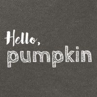 Hello Pumpkin Fall Inspired Autumn Gift Cotton Canvas Backpack