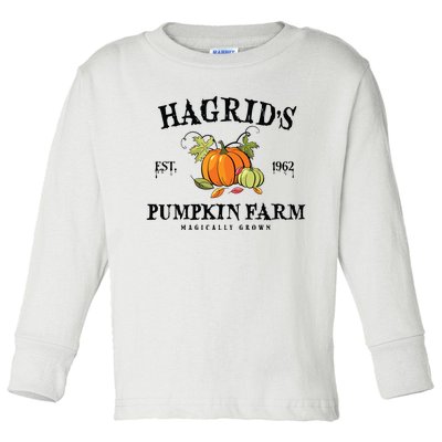 HagridS Pumpkin Farm Fall Autumn Pumpkin Garden Toddler Long Sleeve Shirt