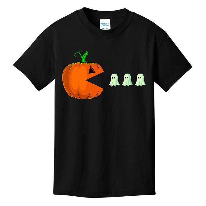 Halloween Pumpkin Funny Ghosts Kids T-Shirt