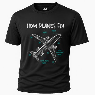 How Planes Fly Aerospace Engineer Aeronautical Engineering Performance Shirt