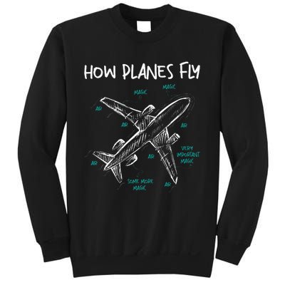 How Planes Fly Aerospace Engineer Aeronautical Engineering Sweatshirt