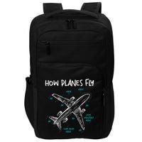 How Planes Fly Aerospace Engineer Aeronautical Engineering Impact Tech Backpack