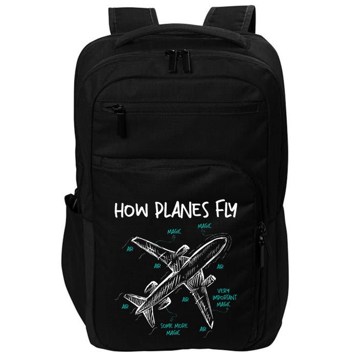 How Planes Fly Aerospace Engineer Aeronautical Engineering Impact Tech Backpack