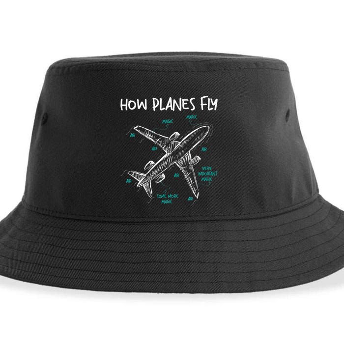 How Planes Fly Aerospace Engineer Aeronautical Engineering Sustainable Bucket Hat