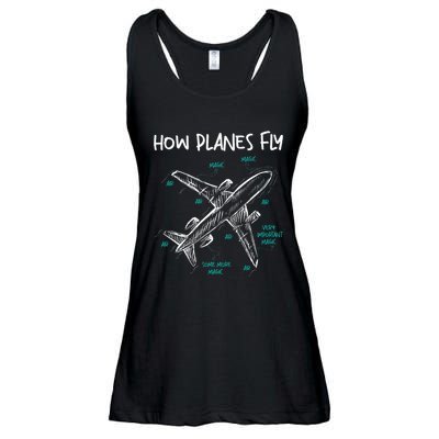 How Planes Fly Aerospace Engineer Aeronautical Engineering Ladies Essential Flowy Tank