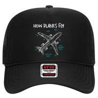 How Planes Fly Aerospace Engineer Aeronautical Engineering Trucker Hat
