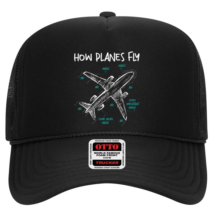 How Planes Fly Aerospace Engineer Aeronautical Engineering Trucker Hat