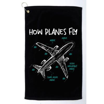 How Planes Fly Aerospace Engineer Aeronautical Engineering Golf Towel
