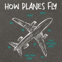How Planes Fly Aerospace Engineer Aeronautical Engineering Cotton Canvas Backpack