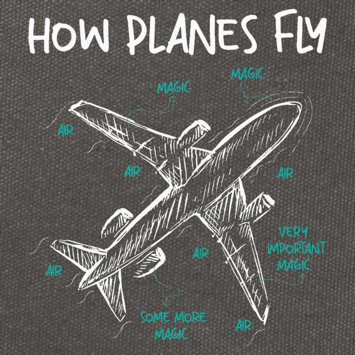 How Planes Fly Aerospace Engineer Aeronautical Engineering Cotton Canvas Backpack