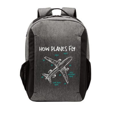 How Planes Fly Aerospace Engineer Aeronautical Engineering Vector Backpack