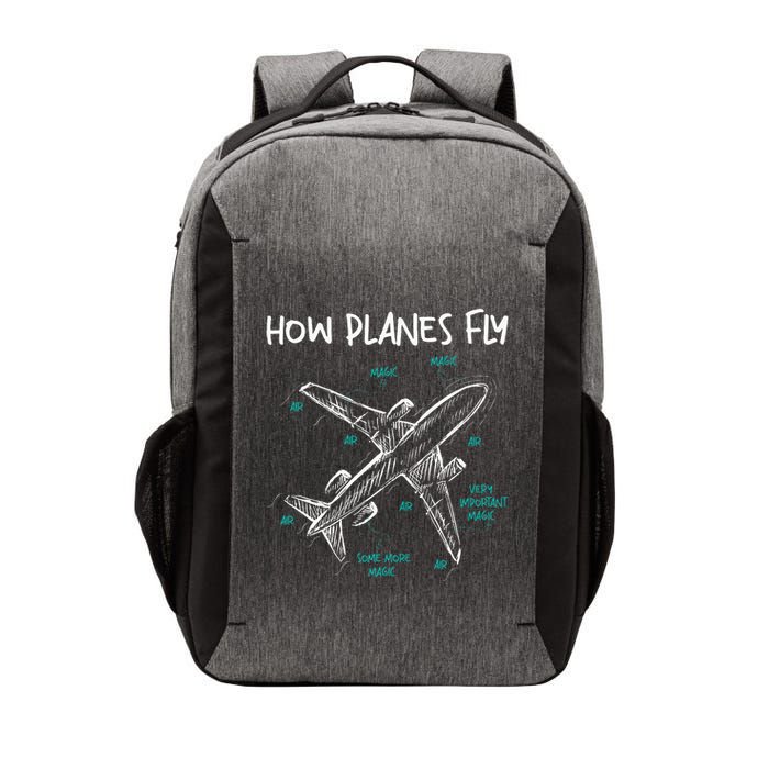 How Planes Fly Aerospace Engineer Aeronautical Engineering Vector Backpack