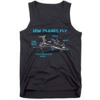 How Planes Fly Funny Aerospace Engineer Engineering T Tank Top