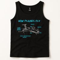 How Planes Fly Funny Aerospace Engineer Engineering T Tank Top
