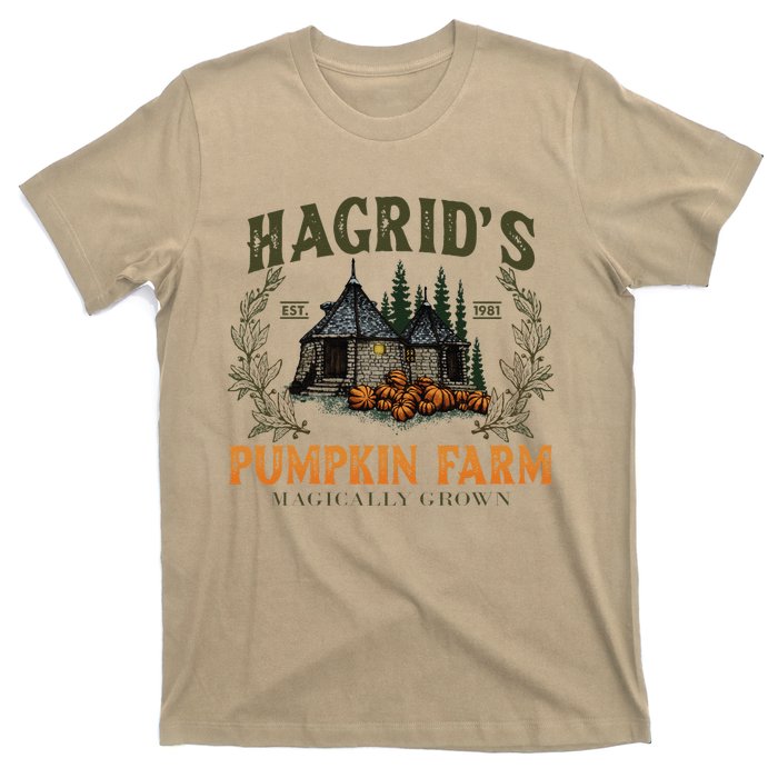 Hagrids Pumpkin Farm Magically Grown Cute Fall Gift T-Shirt