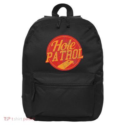 Hole Patrol Funny Cornhole Game Gift 16 in Basic Backpack