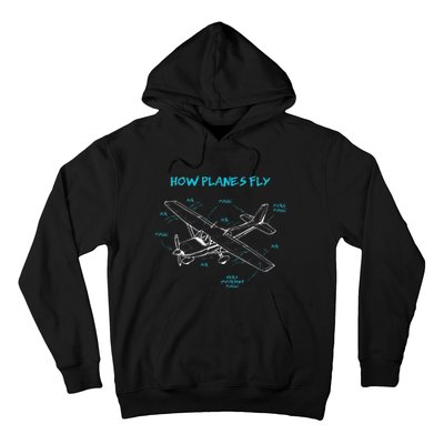 How Planes Fly Funny Aviation Gift RC Plane Pilot Hoodie