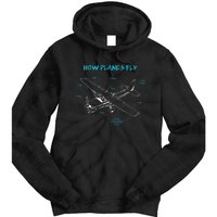 How Planes Fly Funny Aviation Gift RC Plane Pilot Tie Dye Hoodie