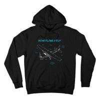 How Planes Fly Funny Aviation Gift RC Plane Pilot Tall Hoodie