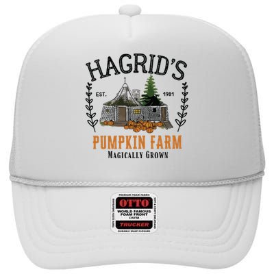 HagridS Pumpkin Farm Thanksgiving 2024 High Crown Mesh Back Trucker Hat