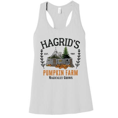 HagridS Pumpkin Farm Thanksgiving 2024 Women's Racerback Tank