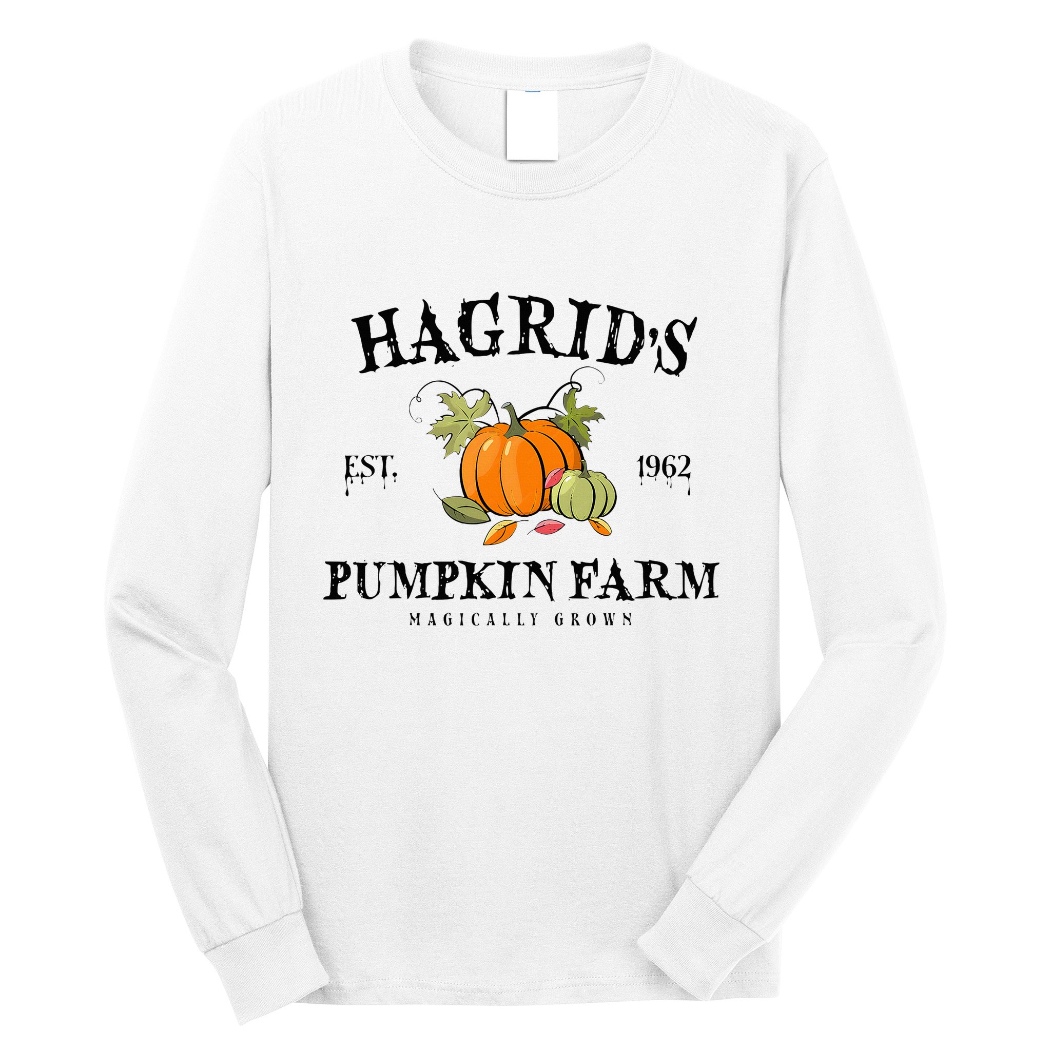 HagridS Pumpkin Farm Fall Autumn Pumpkin Garden Long Sleeve Shirt