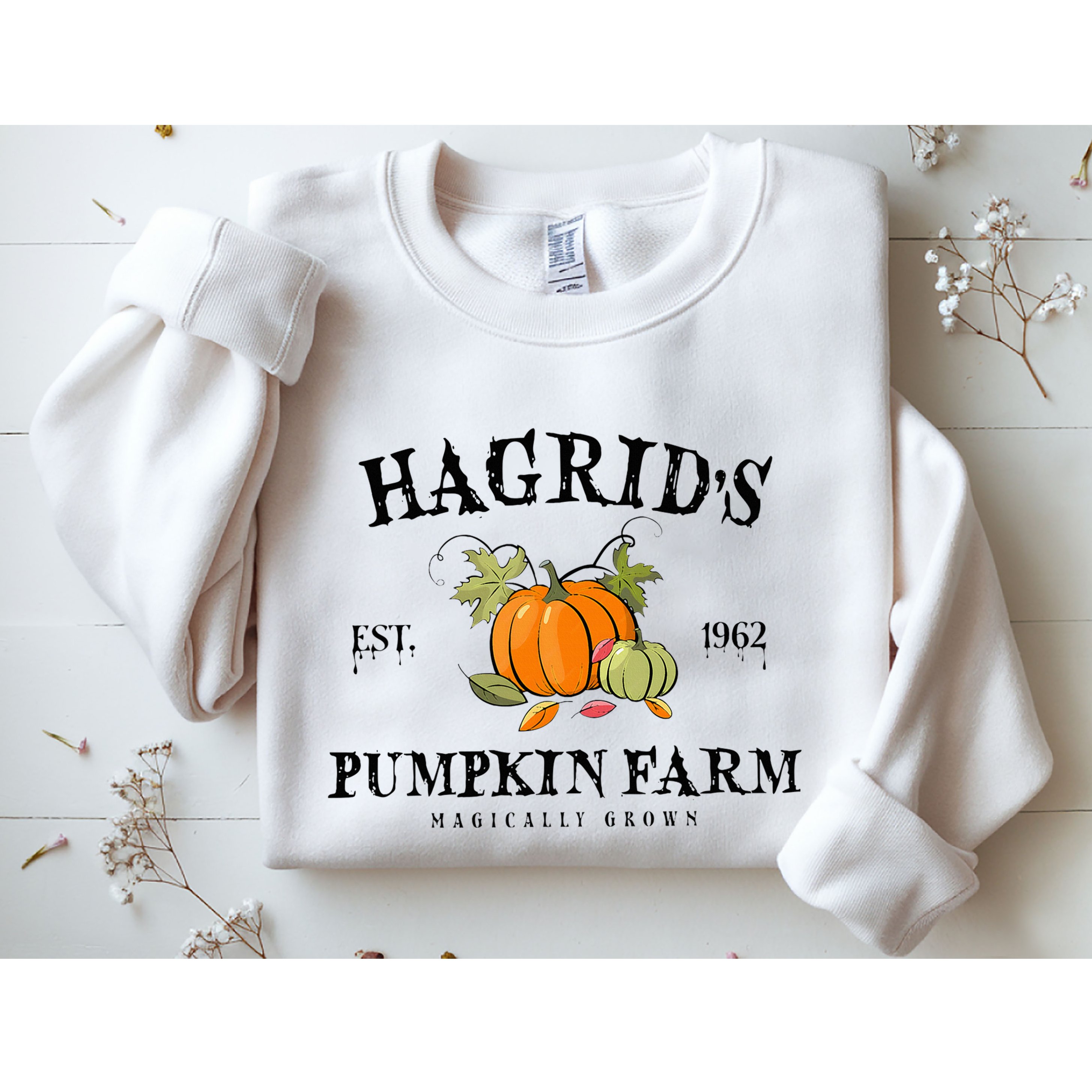 HagridS Pumpkin Farm Fall Autumn Pumpkin Garden Sweatshirt