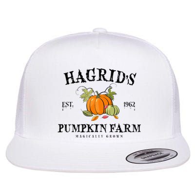 HagridS Pumpkin Farm Fall Autumn Pumpkin Garden Flat Bill Trucker Hat