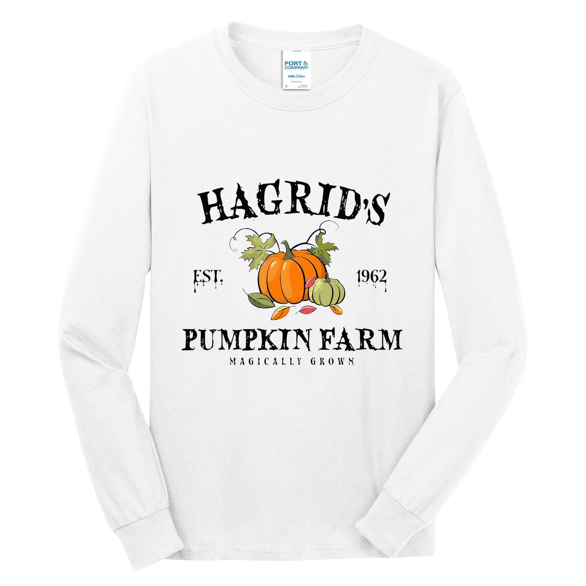 HagridS Pumpkin Farm Fall Autumn Pumpkin Garden Tall Long Sleeve T-Shirt