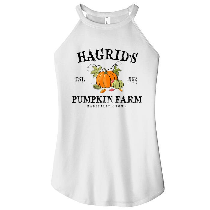 HagridS Pumpkin Farm Fall Autumn Pumpkin Garden Women’s Perfect Tri Rocker Tank