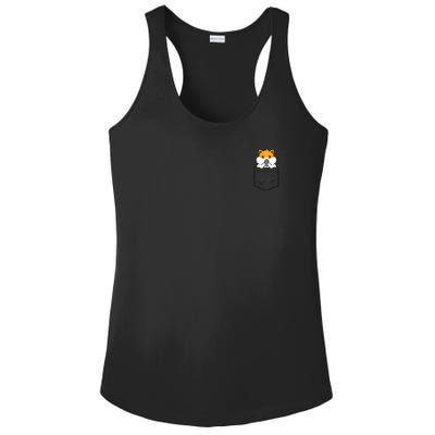 Hamster Pocket Funny Hamster Kawaii Ladies PosiCharge Competitor Racerback Tank