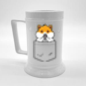 Hamster Pocket Funny Hamster Kawaii Beer Stein