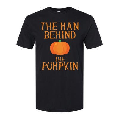 Halloween Pregnancy Funny Pumpkin Dad Costume Softstyle® CVC T-Shirt