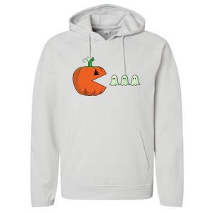 Halloween Pumpkin Funny Ghosts Boy Women Performance Fleece Hoodie