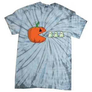 Halloween Pumpkin Funny Ghosts Boy Women Tie-Dye T-Shirt