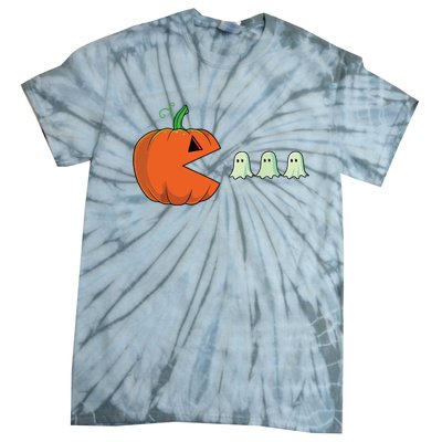 Halloween Pumpkin Funny Ghosts Boy Women Tie-Dye T-Shirt