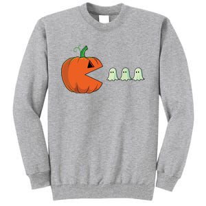 Halloween Pumpkin Funny Ghosts Boy Women Tall Sweatshirt