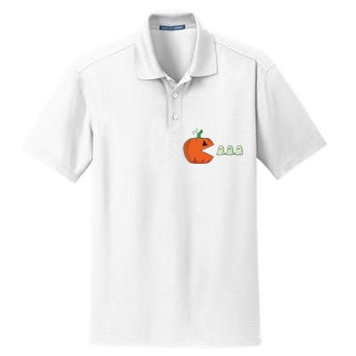 Halloween Pumpkin Funny Ghosts Boy Women Dry Zone Grid Polo