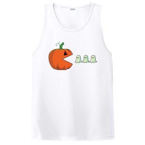 Halloween Pumpkin Funny Ghosts Boy Women PosiCharge Competitor Tank