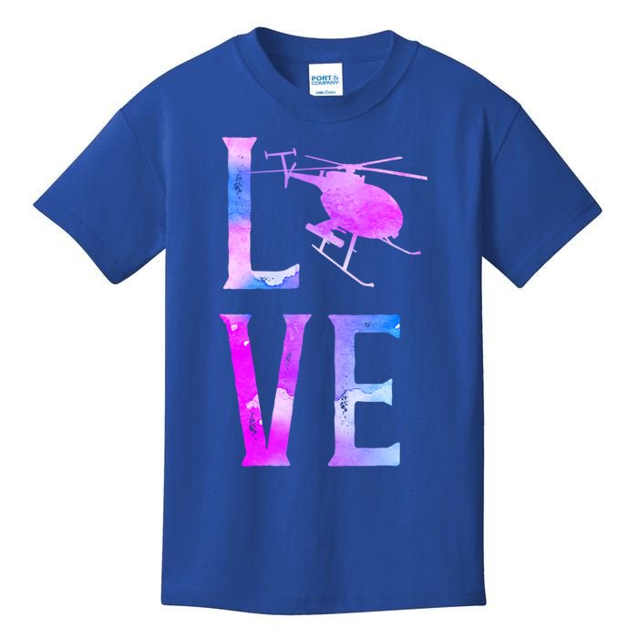 Helicopter Pilot Friend Love Great Gift Kids T-Shirt