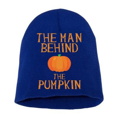 Halloween Pregnancy For Funny Funny Pumpkin Dad Costume Short Acrylic Beanie