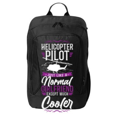 Helicopter Pilot Friend Vintage Im A Helicopter Pilots Funny Gift City Backpack