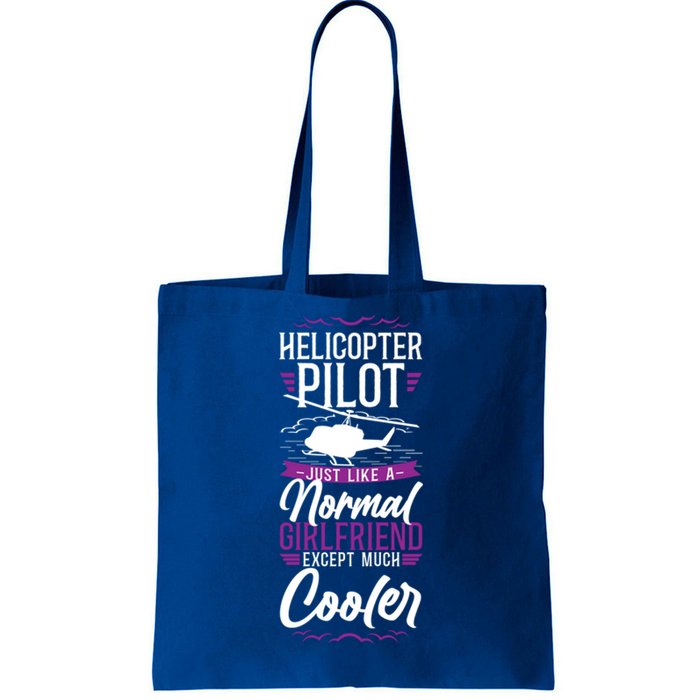 Helicopter Pilot Friend Vintage Im A Helicopter Pilots Funny Gift Tote Bag