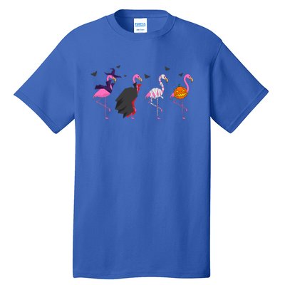 Halloween Pink Flamingo Costume Witch Vampire Mummy Jack Gift Tall T-Shirt