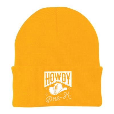 Howdy Prek For The First Day Of School Knit Cap Winter Beanie