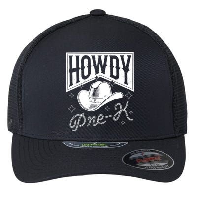 Howdy Prek For The First Day Of School Flexfit Unipanel Trucker Cap