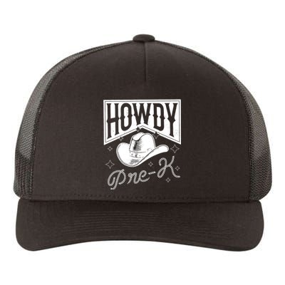 Howdy Prek For The First Day Of School Yupoong Adult 5-Panel Trucker Hat