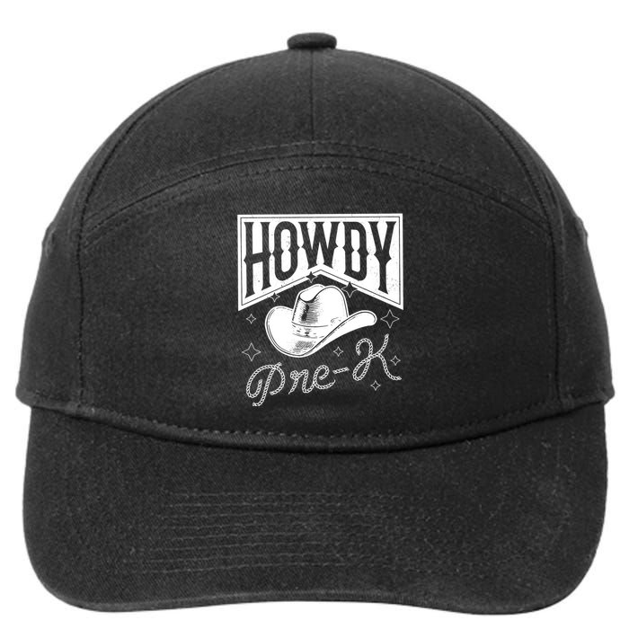 Howdy Prek For The First Day Of School 7-Panel Snapback Hat