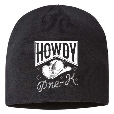 Howdy Prek For The First Day Of School Sustainable Beanie